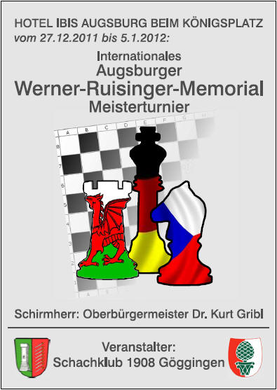 Plakat zum Int. Meisterturnier 2011/12