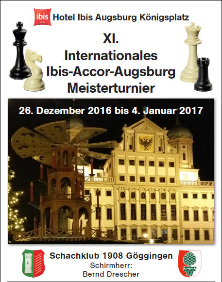 Schach-Plakat Augsburg 2016/17